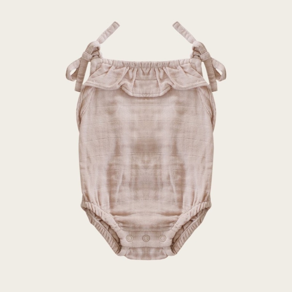 Jamie Kay Organic Cotton Luna Playsuit - Rose Dust